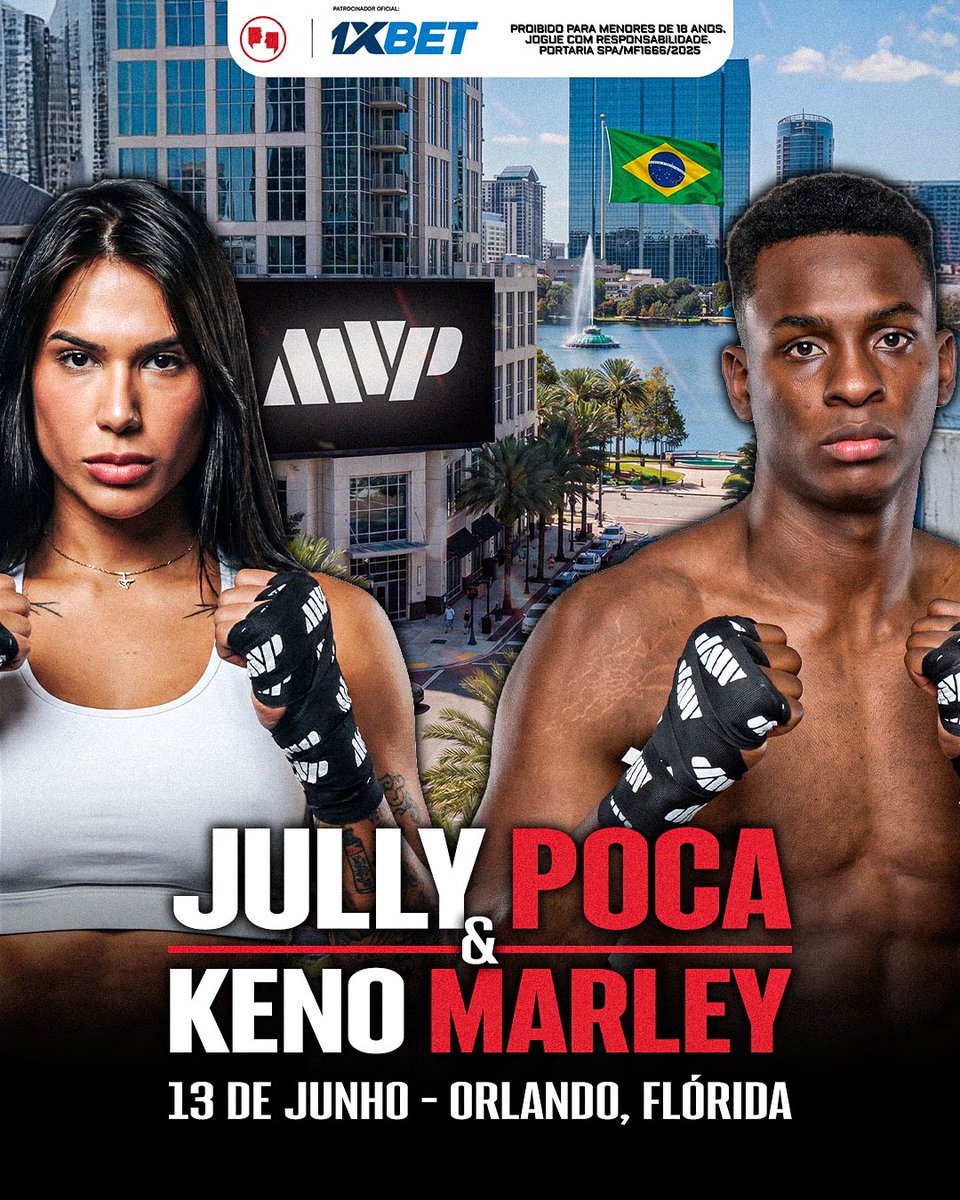 AgFight's tweet image. BREAKING! 🔥

Se liga na dupla de peso do Brasil que entrará em ação no evento da MVP, em junho! 😎 🇧🇷

Pugilista olímpico, Keno Marley vai em busca de mais uma vitória. Por sua vez, a influencer e pugilista Jully Poca faz sua aguardada estreia no boxe profissional. 🥊
#MVP #Boxe