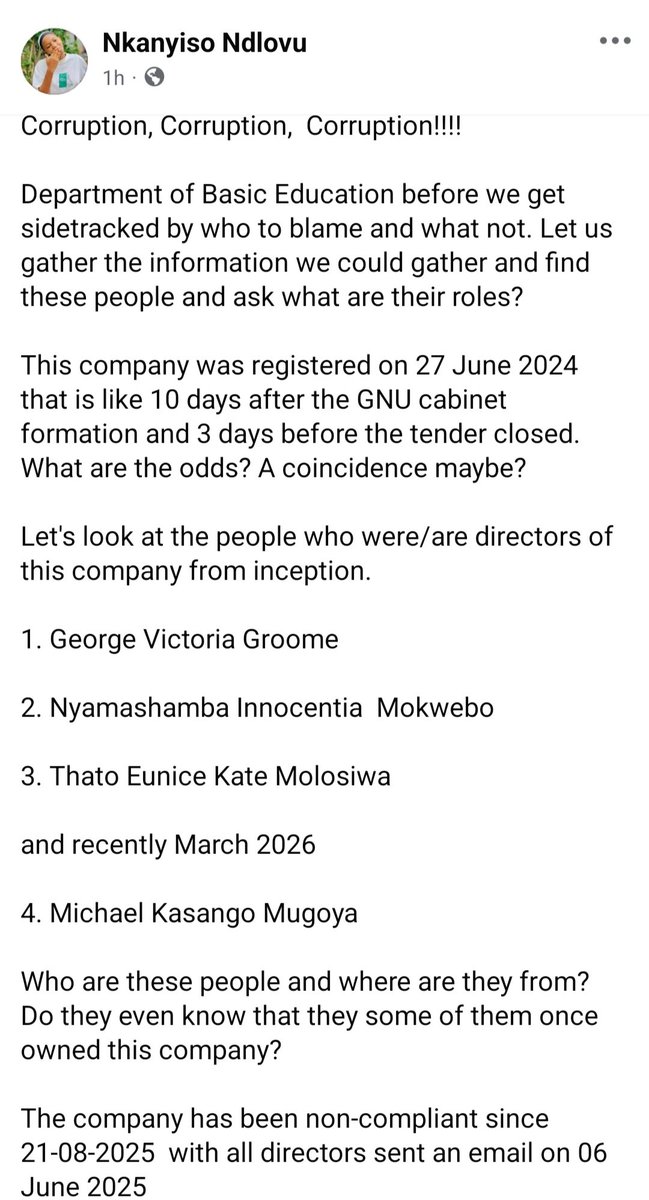 Nkanyiso Ndlovu tweet media