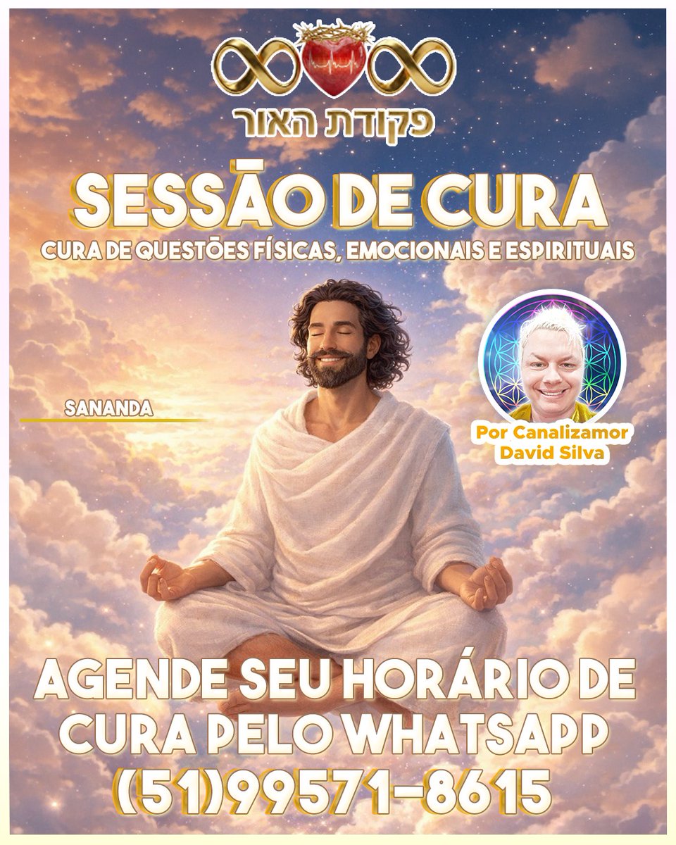 tvcomandodaluz's tweet image. Sessão de Cura! 🤍✨🤍

Agende seu Horário de Cura pelo Whatsapp (51)99571-8615 Canalizamor David Silva

#comandodaluz #luz #amor
