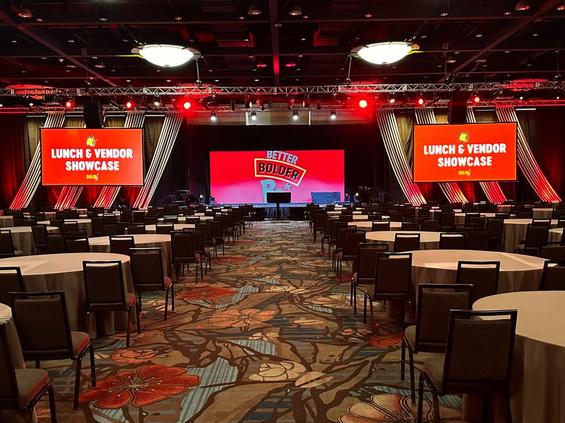 crescentevents2's tweet photo. Fun Fact: Our technical direction team consumes enough specialized high-altitude coffee during a standard four-day conference load-in to power a small municipality for a week. ☕ We bring unparalleled energy and expertise to every single production setup we touch. https://t.co/9PDMSWSk5o
