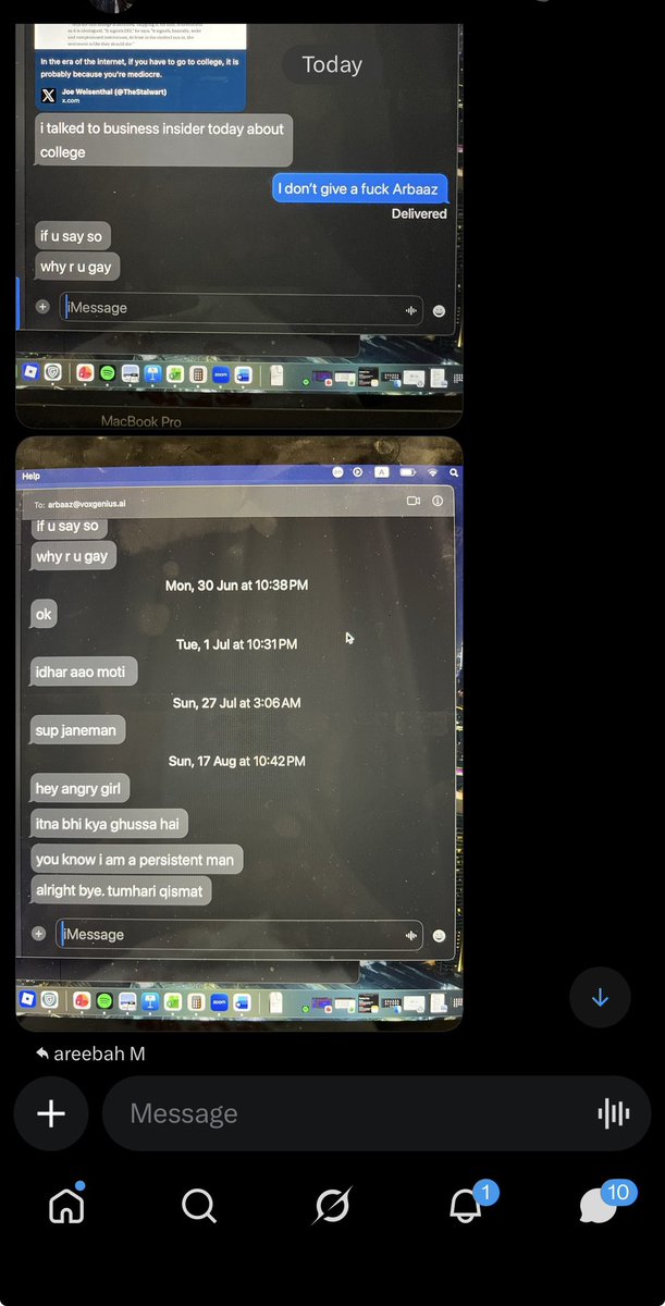 areebah M tweet media