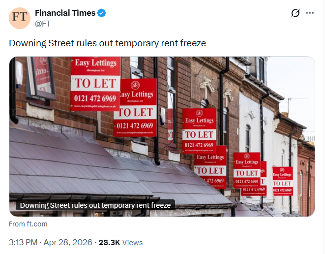 Well that was an exceptionally short kite-flying expedition!

I guess renters will just have to vote <a href="/TheGreenParty/">The Green Party</a> next week after all 🤷‍♀️