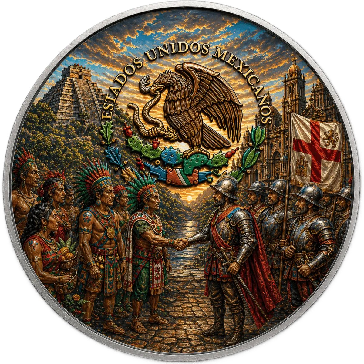 GR_Reserve's tweet image. History meets silver in the 2024 Battle of Tenochtitlan Libertad. ⚔️ This 1 oz masterpiece is a must for every vault! Secure yours by April 30th before they're gone! 🏹🥈

grreserve.com/mints/mexican-…

#SilverLibertad #CoinCollecting #Mexico #SilverStacking #Numismatics