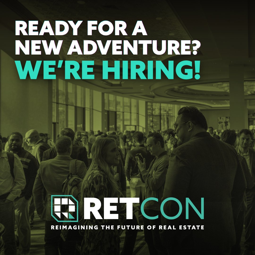 Retcon_USA's tweet photo. Join Team RETCON🤝

We’re growing and looking for standout talent to reimagine the future of real estate with us!

We’re currently hiring for:
• Sales &amp; Business Development Manager: https://t.co/0UbmeCcL8N
• Sponsorship &amp; Exhibit Operations Manager: https://t.co/sbmab4cjnj https://t.co/ryp7GOndR6