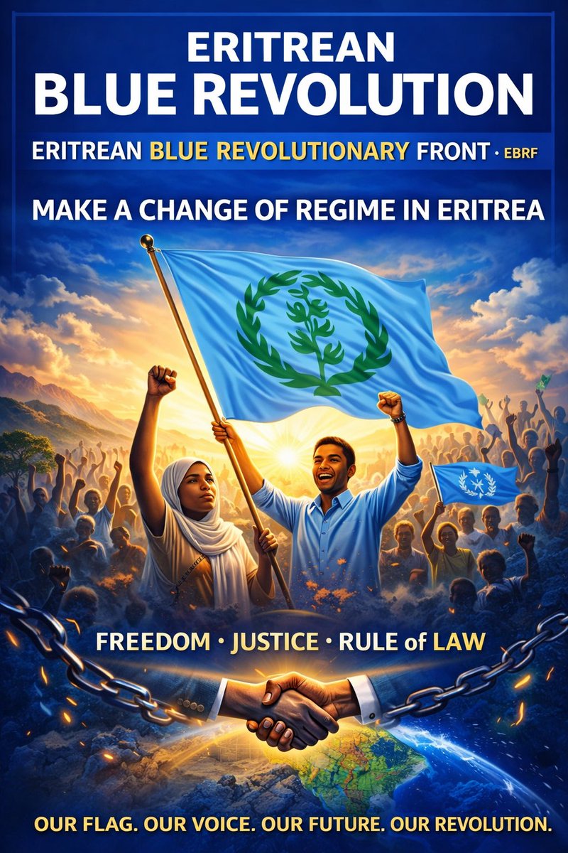 Afiye1952's tweet photo. Washington, DC is hearing our voices loud and clear! The Eritrean Blue Revolution Front #EBRF continues to push for democracy, human rights, and an end to dictatorship. No more fear, no more forced labor, no more #PFDJterror. Together we will restore the #blueflag and build a free Eritrea.
#EBRF #RegimeChangeInEritrea #TransnationalRepression #BlueRevolution #Eritrea #NoMorePFDJTerror @POTUS @WSJ @MarioNawfal @BeyeneGerezghe1 @CmaDawit @BereketKahsai1 @EGerasouli35992 @BradSherman @darrell @KjetilTronvoll @TiborPNagyJr @martinplaut @mrubin1971 @SenateForeign @washingtonpost @senatorscarr @SenAdamSchiff @SenatorDurbin @tedcruz @DrJPPham @SenJeffMerkley @DrChTouati @UN_HRC @UN @hrw @amnesty @Habtishgreat @IntlCrimCourt @washingtonpost @BBC @AJEnglish @_AfricanUnion @afric_insde