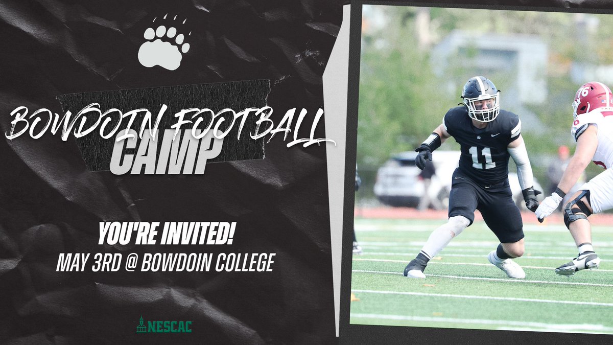 Bowdoin Football tweet media