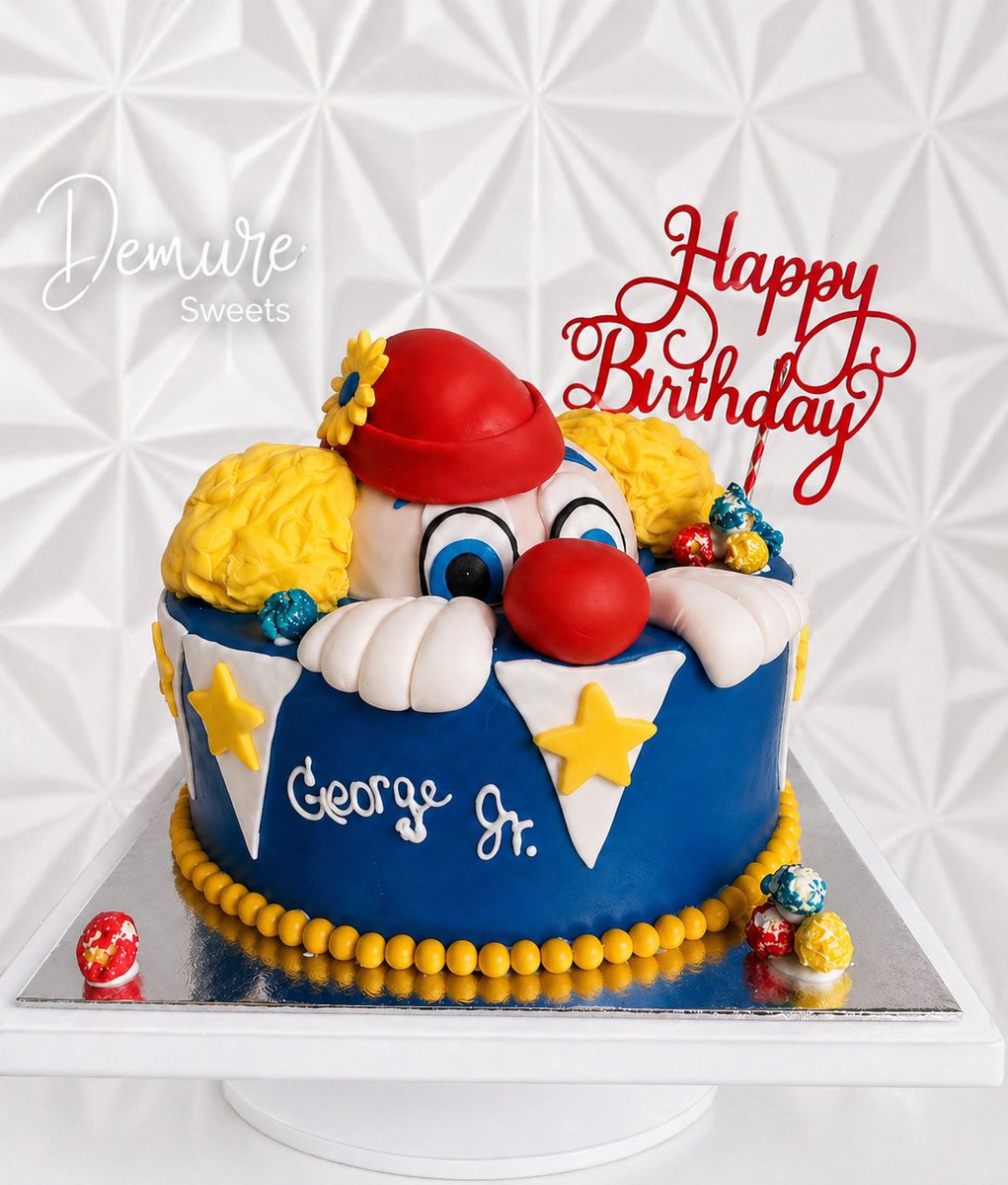 demuresweets's tweet image. Clowning around… but the details speak for themselves 🎂✨
Custom cakes 📍Pompano Beach,Fl.

##customcake #birthdaycake #charactercake #clowncake #kidscake #cakeart #cakesofinstagram #dessertdesign #pompanobeach #browardcounty #southfloridabaker #demuresweets #luxurycake