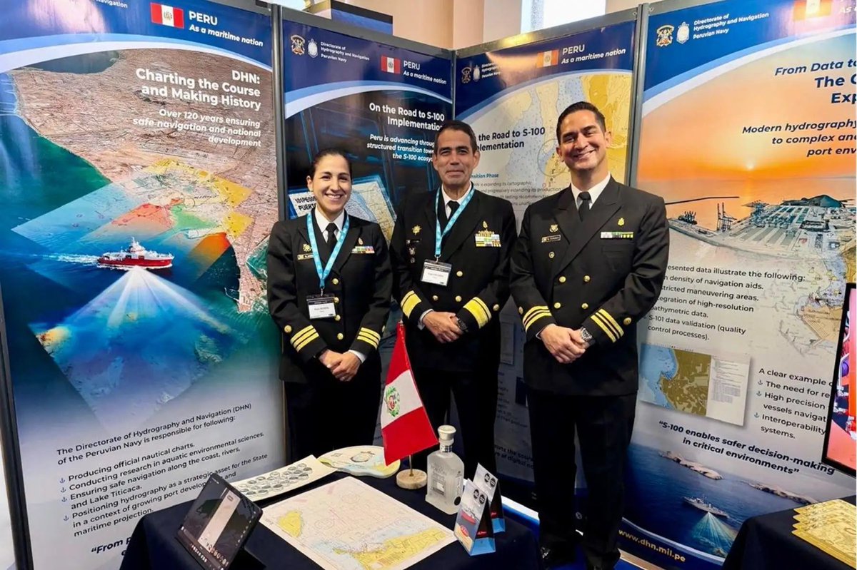 #OrgulloPeruano 🇵🇪| Perú logra el tercer lugar en exhibición tecnológica durante la IV Asamblea de la Organización Hidrográfica Internacional en Mónaco.👉ow.ly/Vt9I50YRbHg