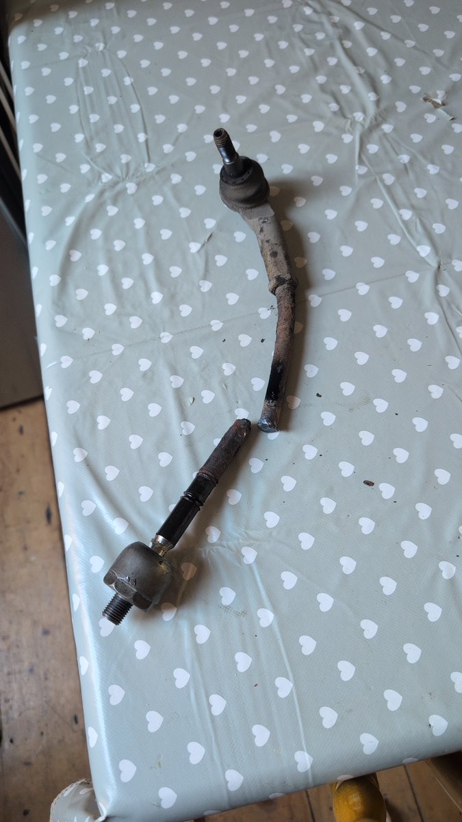How not to tackle a pothole. £600 later