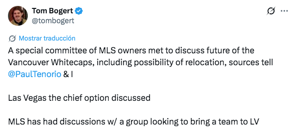 MLS Venezuela tweet media
