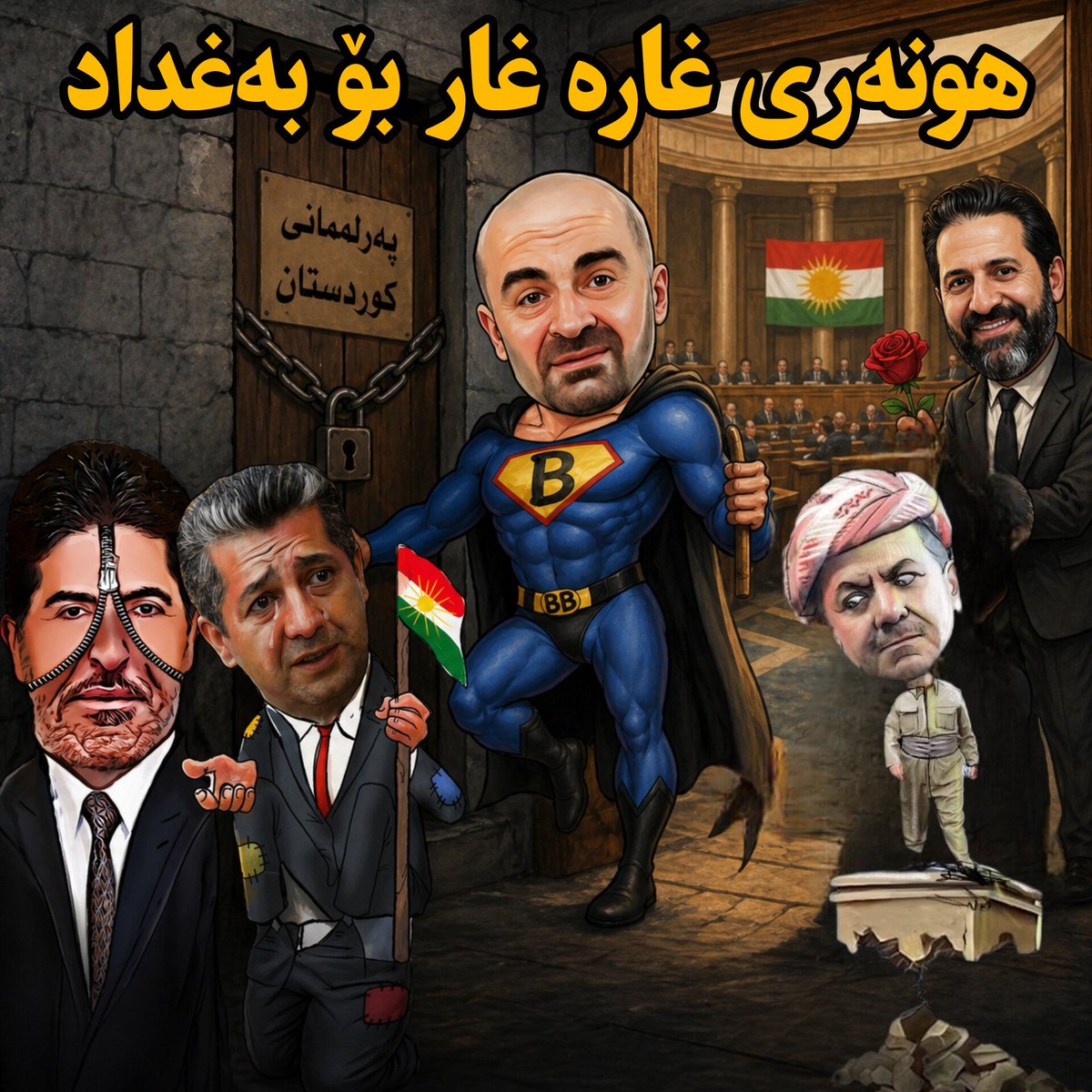 TevdaPress's tweet photo. پارتی و هونەری غارە غار بۆ بەغداد
https://t.co/TeibDMO58u https://t.co/xsVvdgiPyN