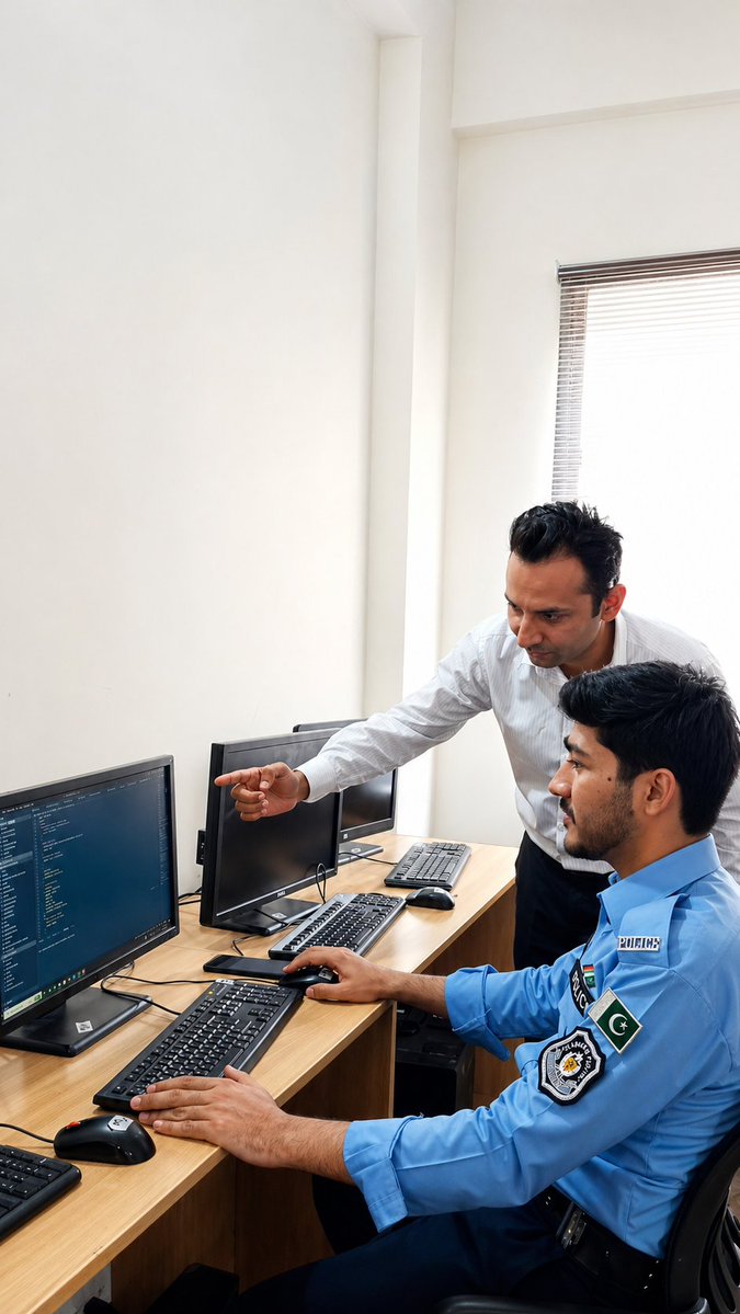 ibrahimkhan291's tweet image. Artificial Intelligence is transforming policing, and @ICT_Police is leading this change. From smart surveillance to data-driven investigations, AI is improving response time, security, and decision-making. #AI #IslamabadPolice #SmartPolicing #DigitalTransformation