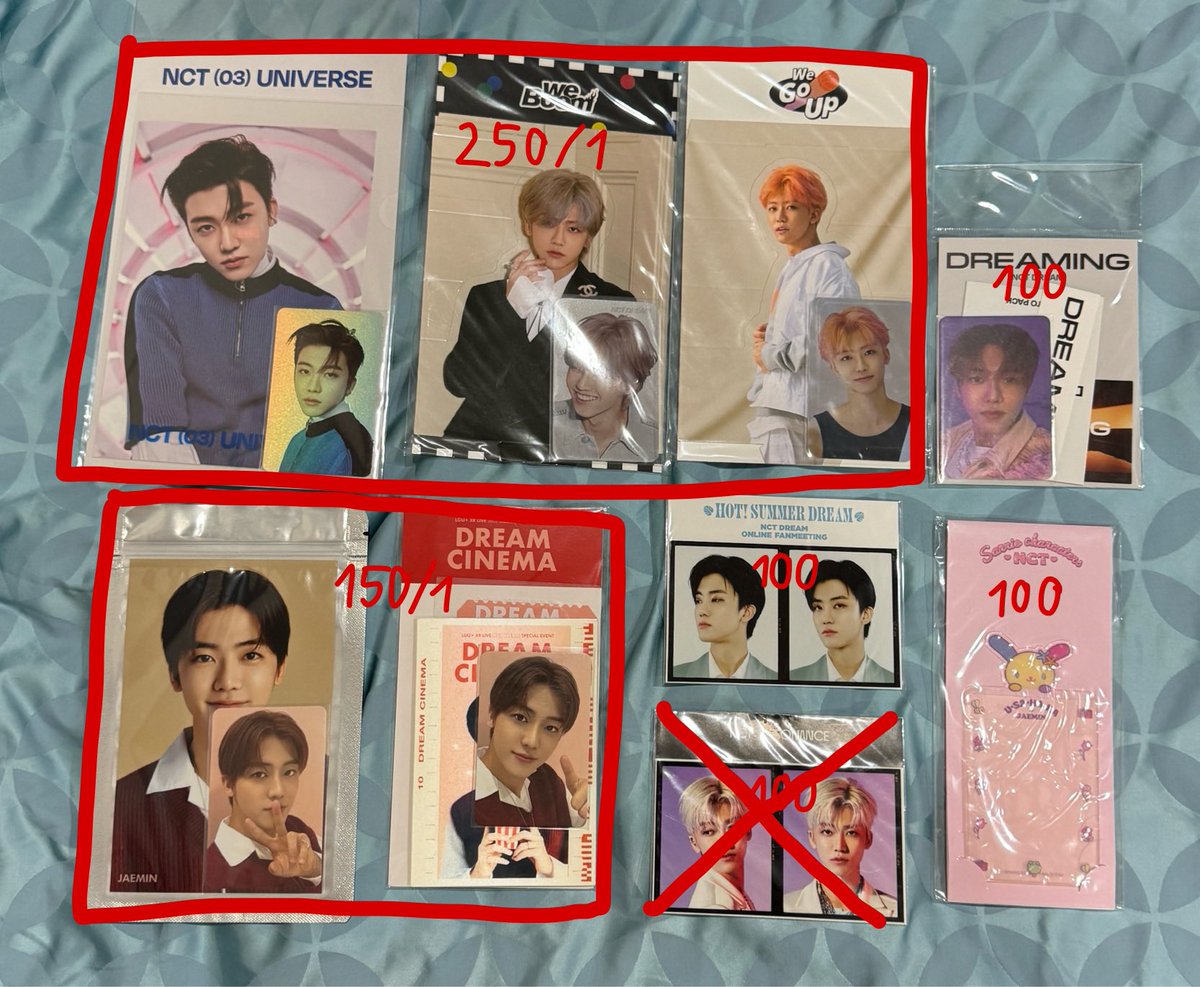 พร้อมส่ง/wts🤍🌟
ลด 50 จากภาพทุกชิ้น!!!

มาร์ค mark แจมิน jaemin
ssgt photo pack
4*6 photo card + postcard set 
special ar ticket
Arcylic stand keyring
Hologram pc set

รวมส่งแล้ว🚗💨
รับผ่อน/มัดจำ/วอลเลท พร้อมโอนลดได้
สนใจ dm มาขอดูเพิ่มเติมได้เลยค่า🙇🏻‍♀️
#ตลาดนัดnct #ตลาดนัดอซท md
