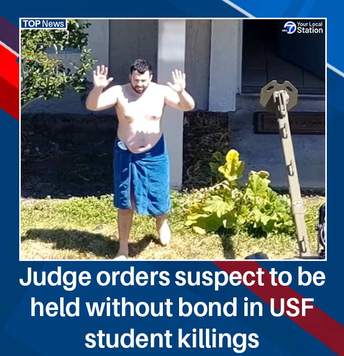 mysuncoast's tweet image. #UPDATE: Judge orders suspect to be held without bond in USF student killings.
mysuncoast.com/2026/04/28/jud…