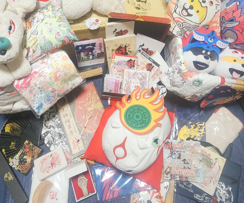 Lila623t's tweet photo. #あなたの大神グッズが見たい
のせきれない………ずっとずっと大好きです……… https://t.co/UpB95mSLf5