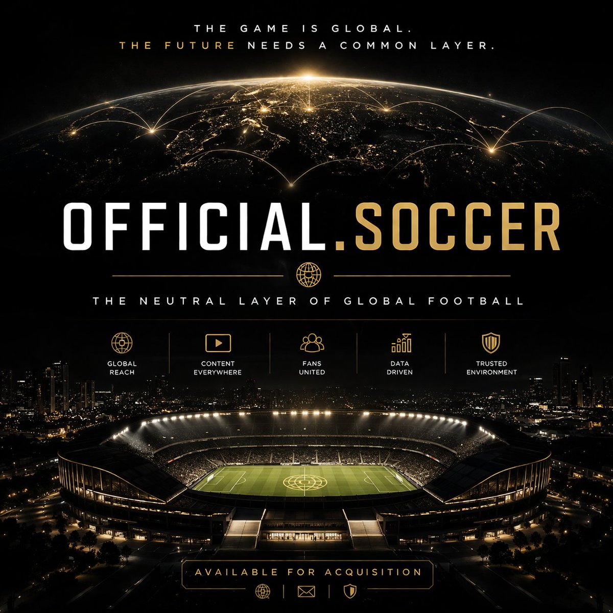 MH2025_Official's tweet image. The world of football is approaching 
one of its most pivotal moments. 
official.soccer available for acquisition.

#WorldCup #SportsBusiness #SportsMarketing #Streaming #DigitalAssets #Branding #DomainNames #Startup #Media #GlobalBrand  #igaming #football #soccer