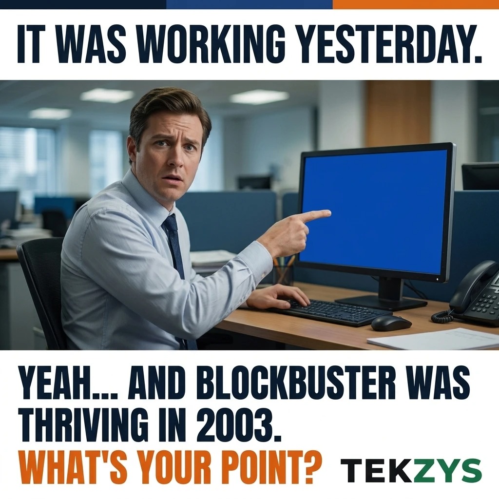TekzysDFW's tweet photo. #TechLife #ITLife #SysAdminLife #MSPLife #HelpdeskLife #ITSupport #TechProblems #TechHumor #ITMemes #SysAdminProblems https://t.co/d136wQUzTM
