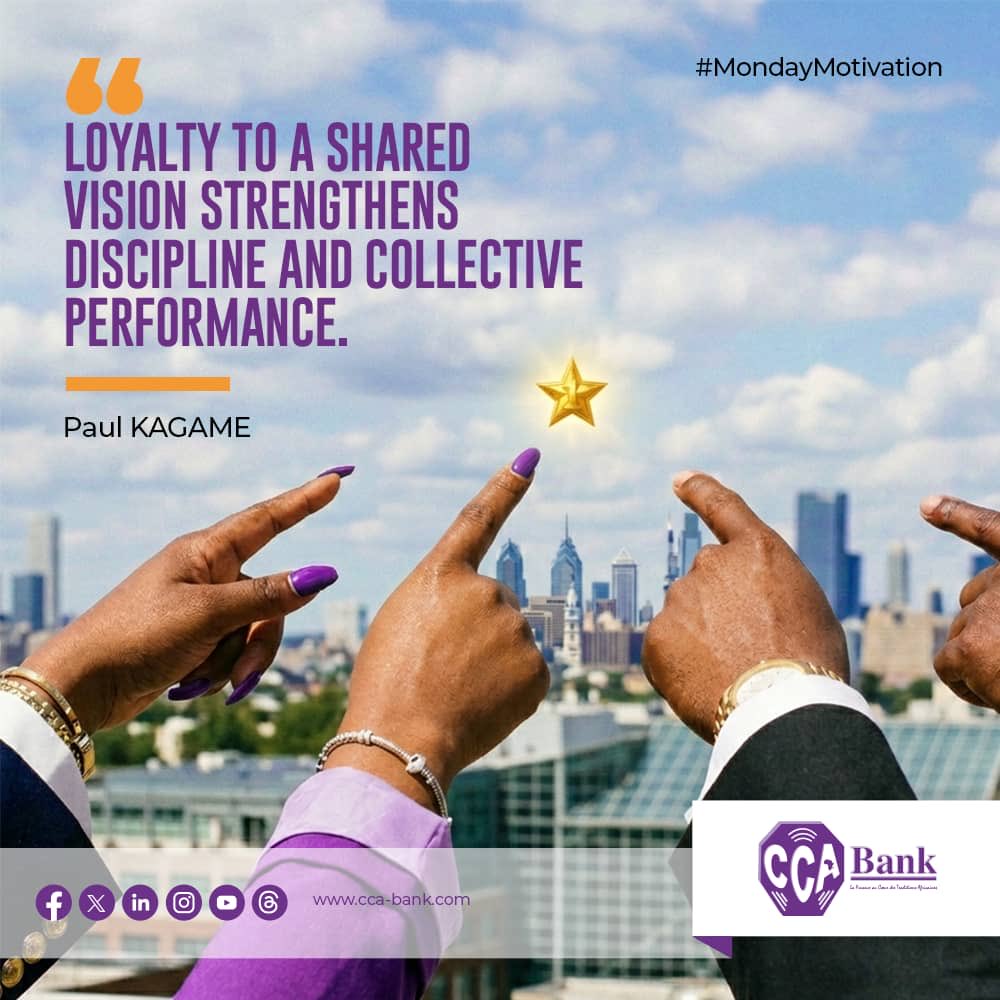 cca_bank's tweet image. En cette nouvelle semaine, les équipes du CCA Bank se mobilisent avec une vision unique : vous accompagner avec excellence.

Très bon début de semaine à tous !😉

#CCABank #MondayMotivation 
@super fans