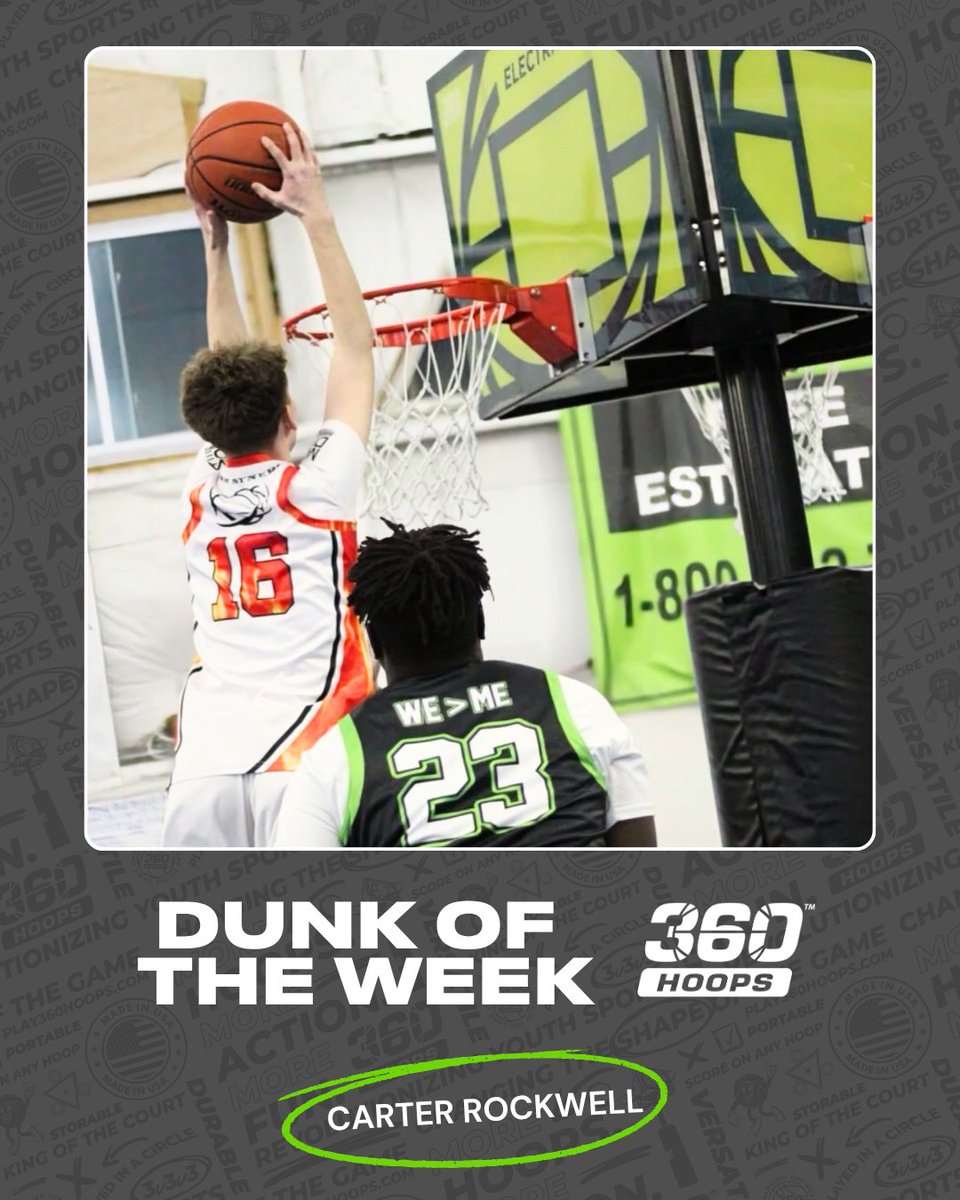 play360hoops's tweet photo. DUNK OF THE WEEK π¨
Carter Rockwell (Class of 2030) putting the rim on notice π€
14 years old out of Sanborn, running with New England Storm & Synergy Showcase
Played in 2 of our 360 Hoops 3v3v3 tournaments in New England
#DunkOfTheWeek #360Hoops #BasketballReimagined #YouthBasketball #AAUBasketball #NewEnglandBasketball #HoopsHighlight #BasketballLife #BasketballCommunity #SportsInnovation #3v3v3 #BasketballTournament #NextGenHoops #BasketballFans #HoopDreams