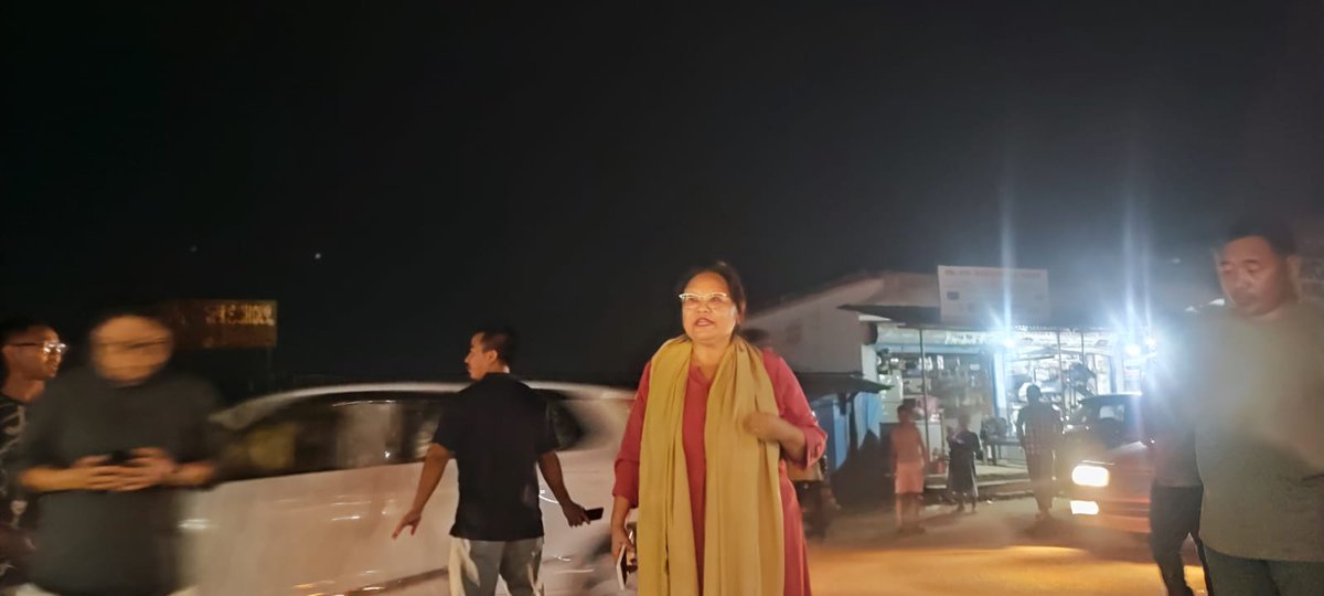 TRothrong's tweet photo. #AntiWomenAlliance 
#MahilaVirodhiCongress 
#womensempowerment 

Participated in the Torch March organized by the BJPMahila Morcha Nagaland at Dimapur to show our resentment against the opposition parties for turning down the 33%Reservation for Women bill in the Parliament https://t.co/QYFOT3kPz2
