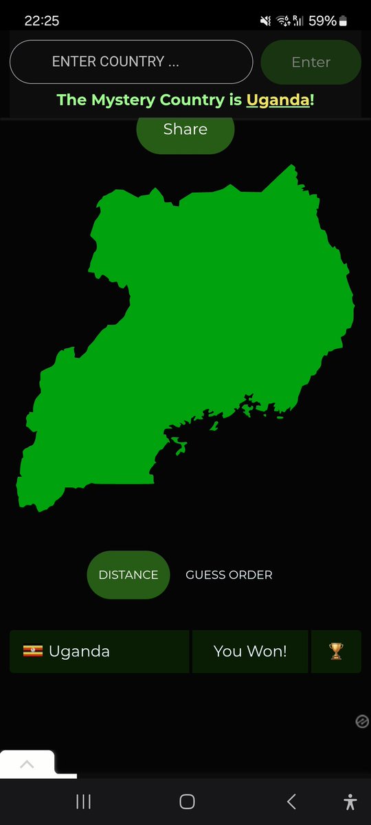 Ju_B81's tweet image. #uae and #uganda in 1! Still got it... #worldle champ!!