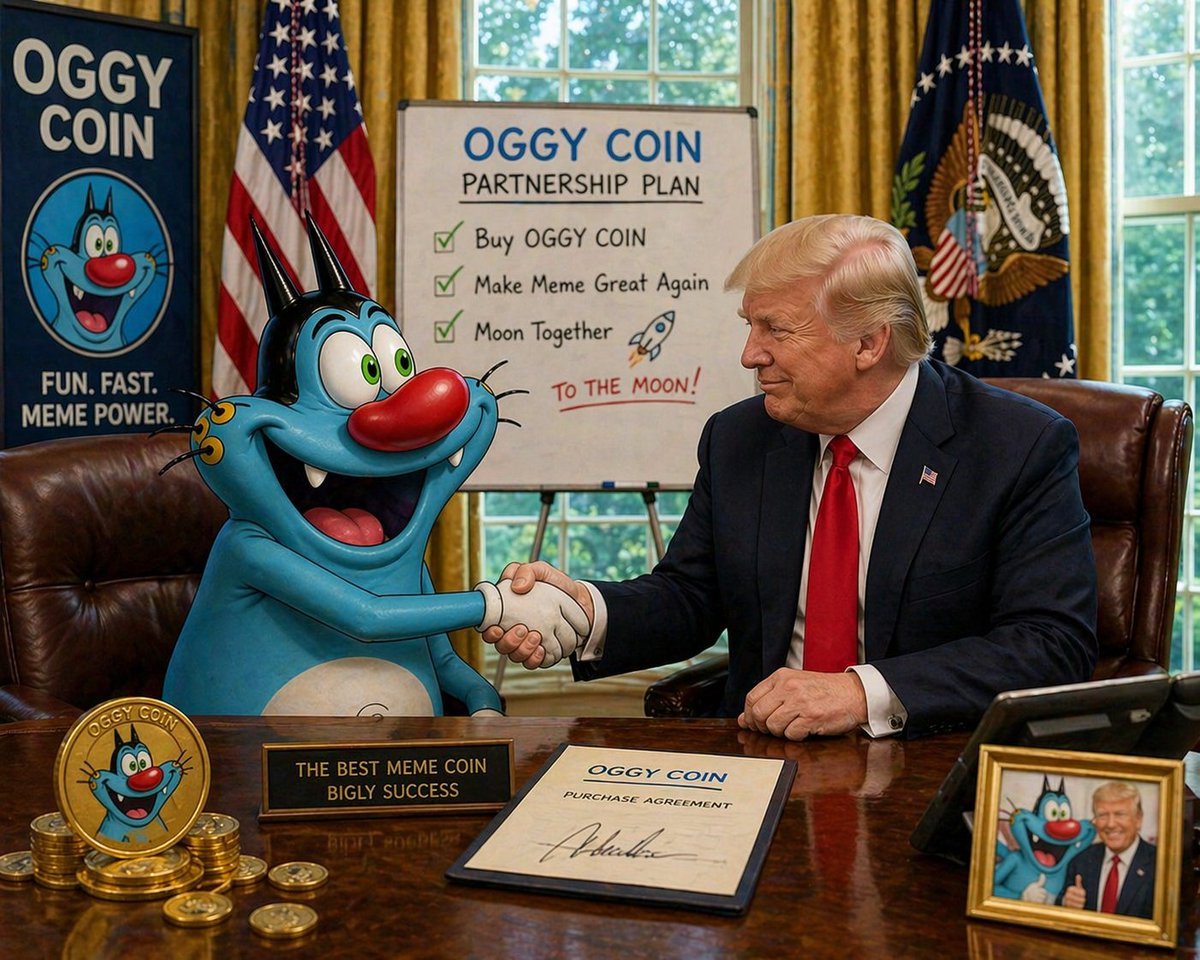 reddtc82's tweet image. OGGY 🤝 Big deals only.

From memes to movement — OGGY COIN is taking over 🚀
No fear. Just vision. Just community. Just growth.
✔️ Buy the vision
✔️ Build the hype
✔️ Moon together 🌕

This is more than a meme — this is a takeover.
#OGGYCOIN #MemecoinSeason #ToTheMoon #Crypto