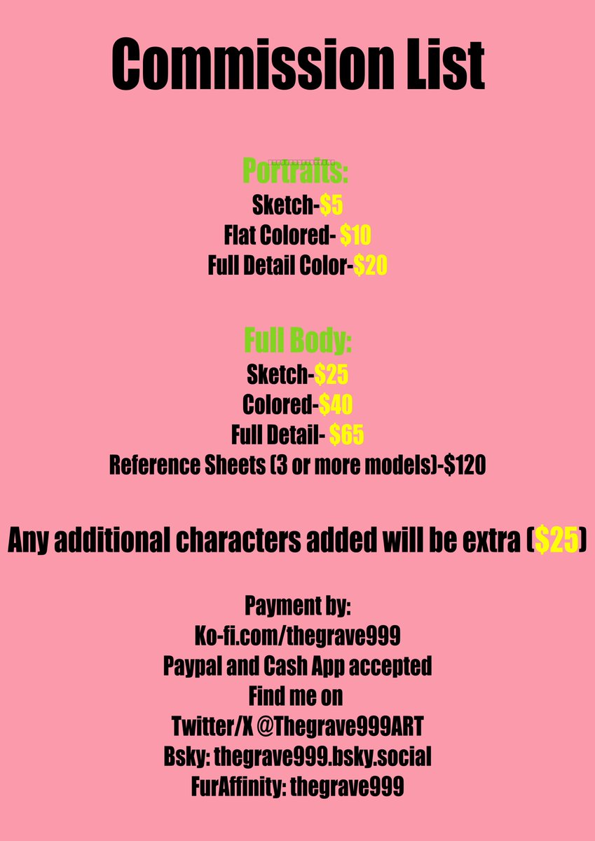 Got some open slots for commission work! I would love to draw your OCs! 
#furry #commissionsopen