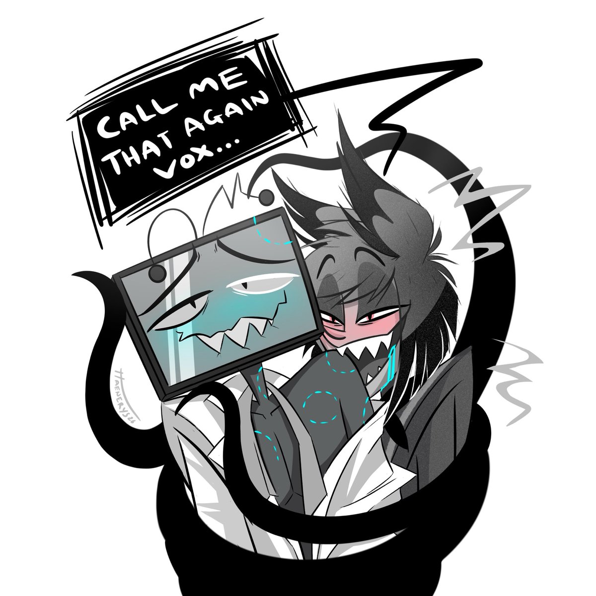 Haenerys3's tweet photo. Radiostatic: praise kink 😏📻❤️📺

#radiostatic #hazbinhotel #murdermedia https://t.co/WCWgp9rzmb