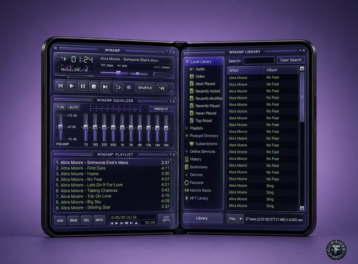 Fan_Technologii's tweet image. Nowy iPhone Fold będzie pokazany wraz z odświeżoną wersją Winamp... 

#iphone