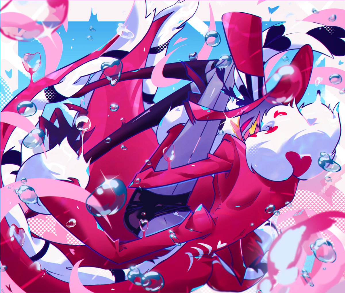 Plunge 🦋 💦 

#HazbinHotel #HazbinHotelValentino #HazbinHotelFanArt