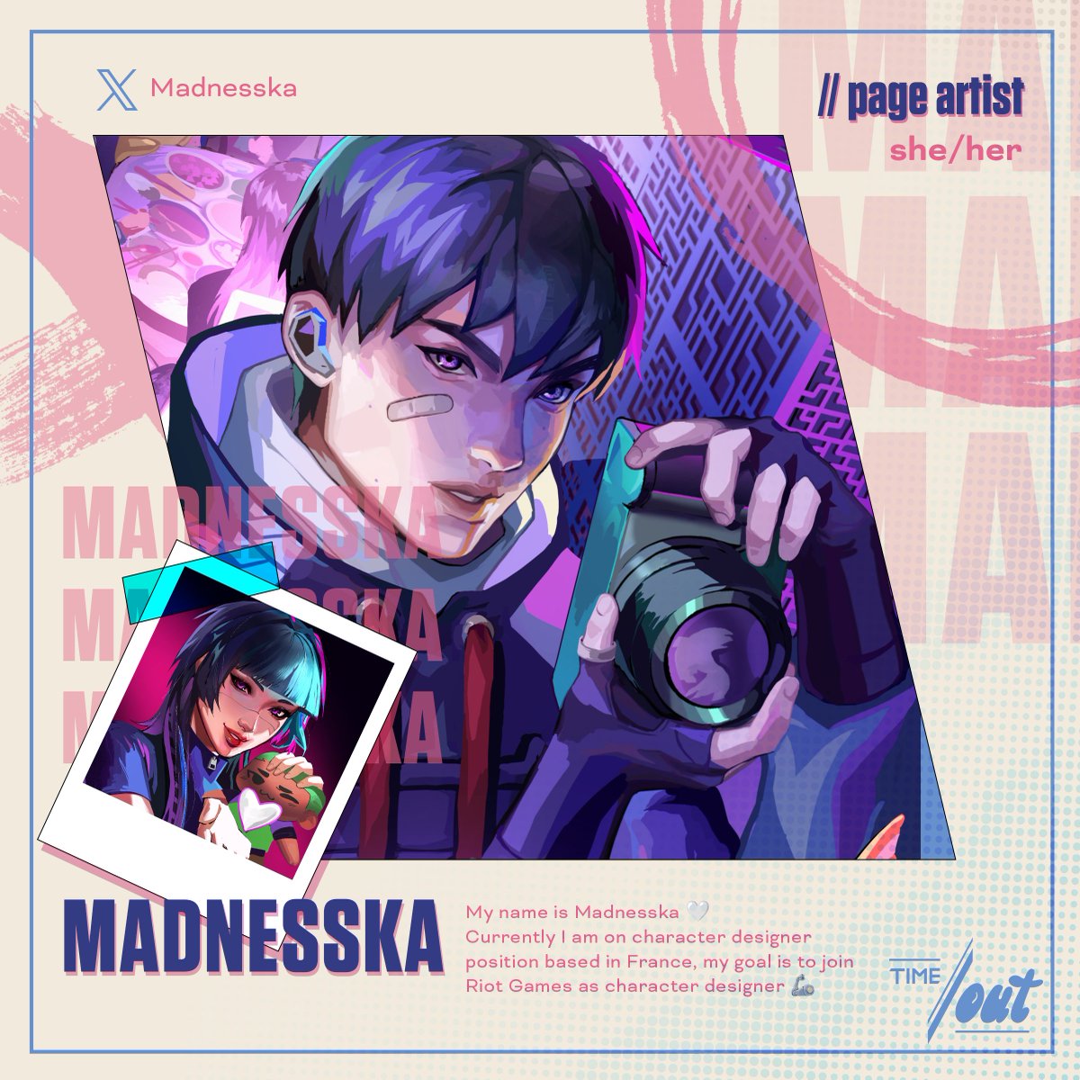 Iso cant seem to put the camera away, even with fresh food behind him. When inspiration calls, it calls! 📷🐟
Illustrated by the lovely <a href="/madneskaa/">Madnesska 🐩 commissions open</a> !!