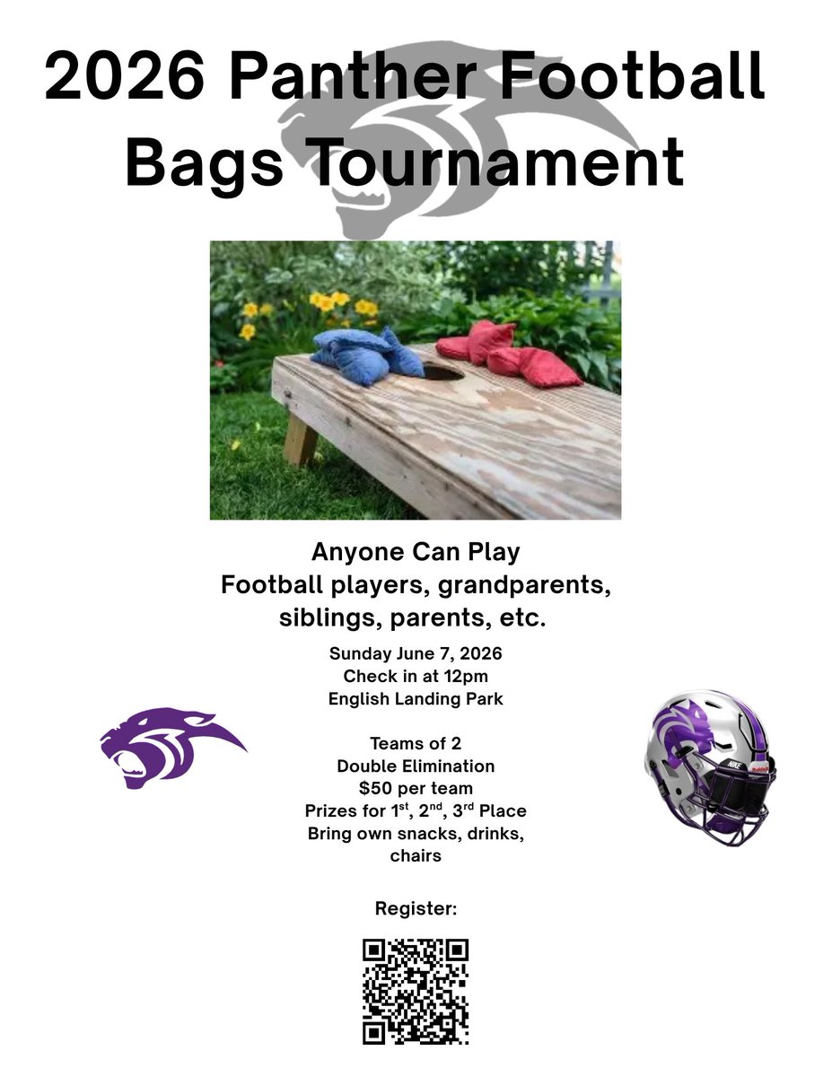 PHSFBBooster's tweet photo. We have some exciting opportunities to support the Park Hill South Football Team for the upcoming season.  May 13, please join us at Stone Canyon Pizza.  June 7, please join us in a Bag Tournament to be held at English Landing Park.  More coming in July and August so stay tuned! https://t.co/F5kJ395kzT