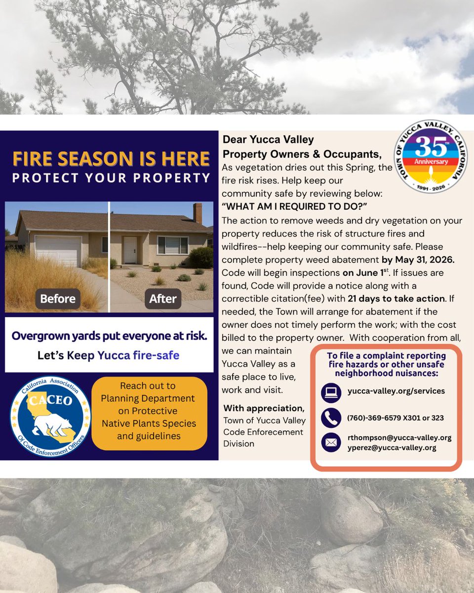 Town of Yucca Valley tweet media
