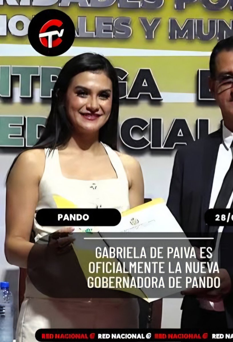 tutoquiroga's tweet image. Felicidades a todas las autoridades regionales y municipales que hoy reciben sus credenciales como autoridades electas en #Bolivia. Un abrazo especial a JP Velasco -#SantaCruz- y Gabriela de Paiva -#Pando- dos jóvenes líderes con un desafío grande y un futuro sin límites.