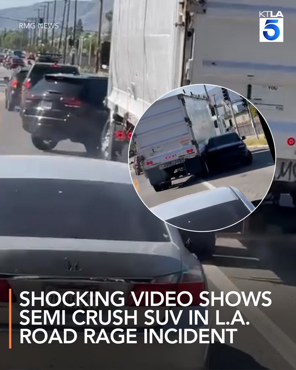 CAUGHT ON CAMERA: A road rage incident in Pacoima escalates into a ...