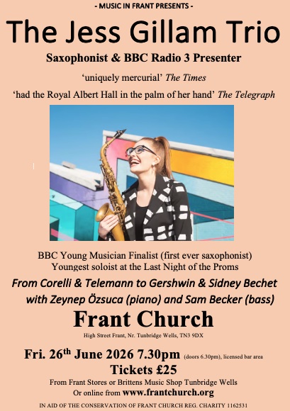 Another great evening of music to come in Frant...