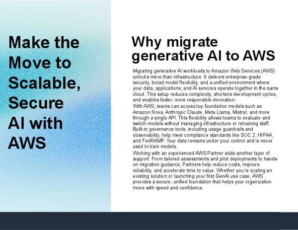 RackSystemsLtd's tweet image. GenAI workloads can stall when infrastructure limits what comes next. ⚠️ DM us to discuss how to migrate and scale AI workloads on AWS. #AWS #GenerativeAI @AWS stuf.in/bifd7b