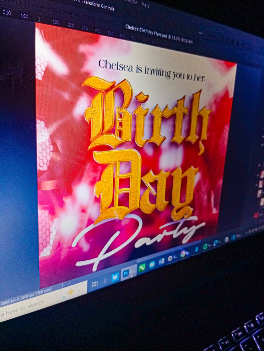 Emmanuel__7828's tweet photo. Worked on this birthday party invitation flyer last month for my friend in Liberia but didn't upload it here.
Now, you have it on your screen🤩.
We're still in the business of creating high quality designs 🤍⚡.
Send us a DM now
#birthday #invitationdesign #flyerdesigner https://t.co/KYwyxuwjAc