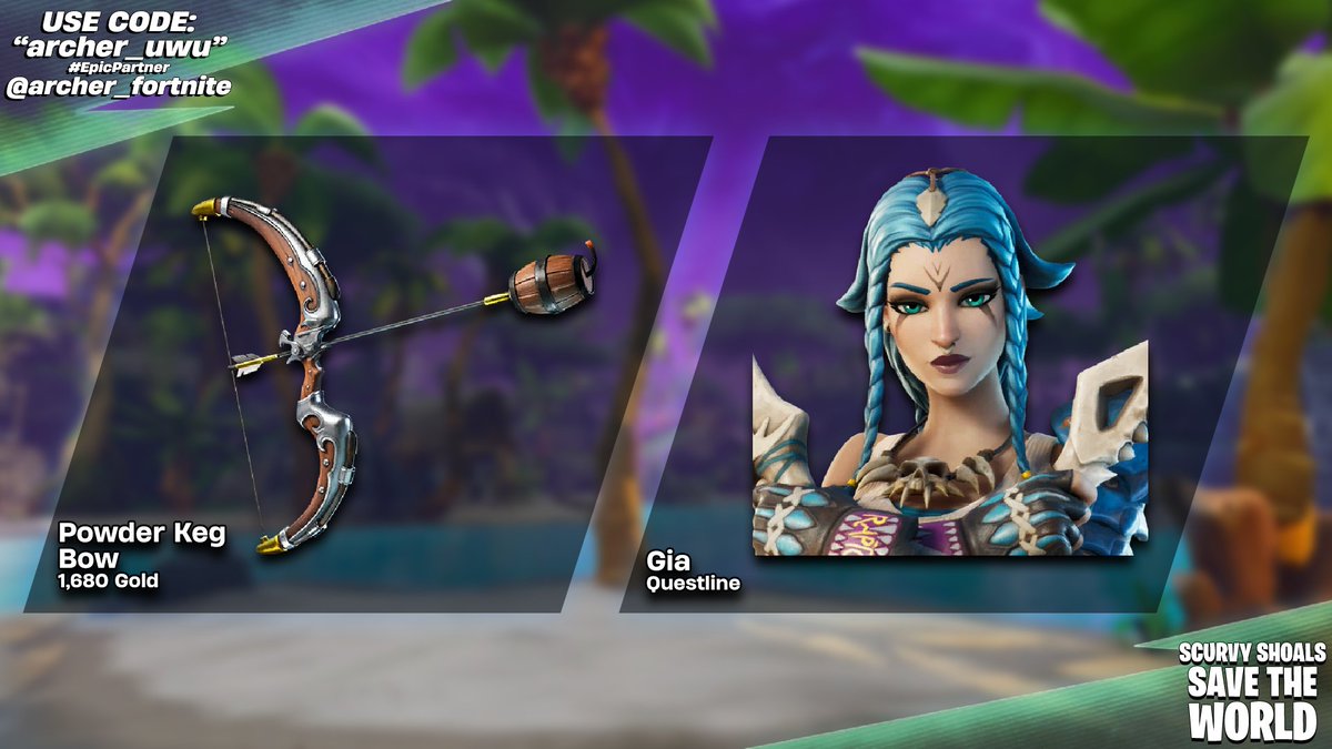 archer | Fortnite: Save the World tweet media