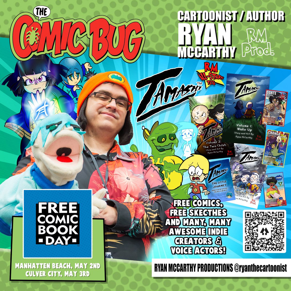 Ryan McCarthy @Free Comic Book Day @TheComicBug tweet media