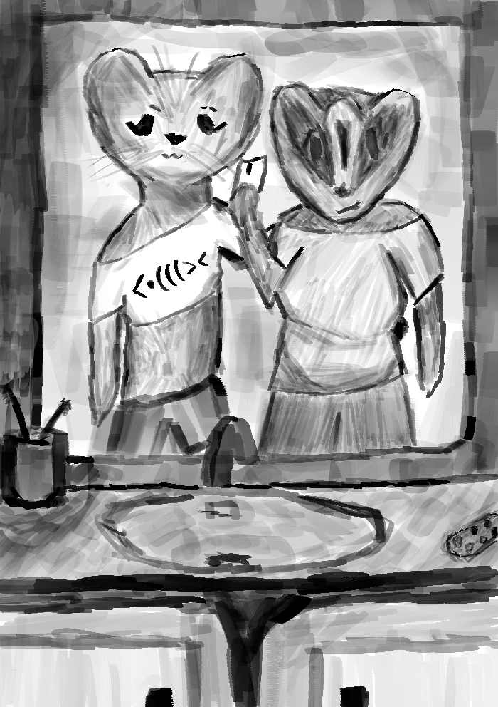 MrsSnowBtw's tweet photo. more anthro yuri drawings to get better at art https://t.co/80ZbE3jMXY