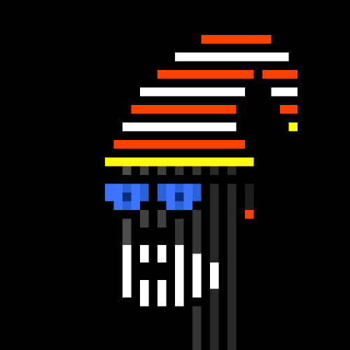 Pixelines23's tweet image. LINESPUNKS
#NFT #ethnft 
Clown LINESPUNKS