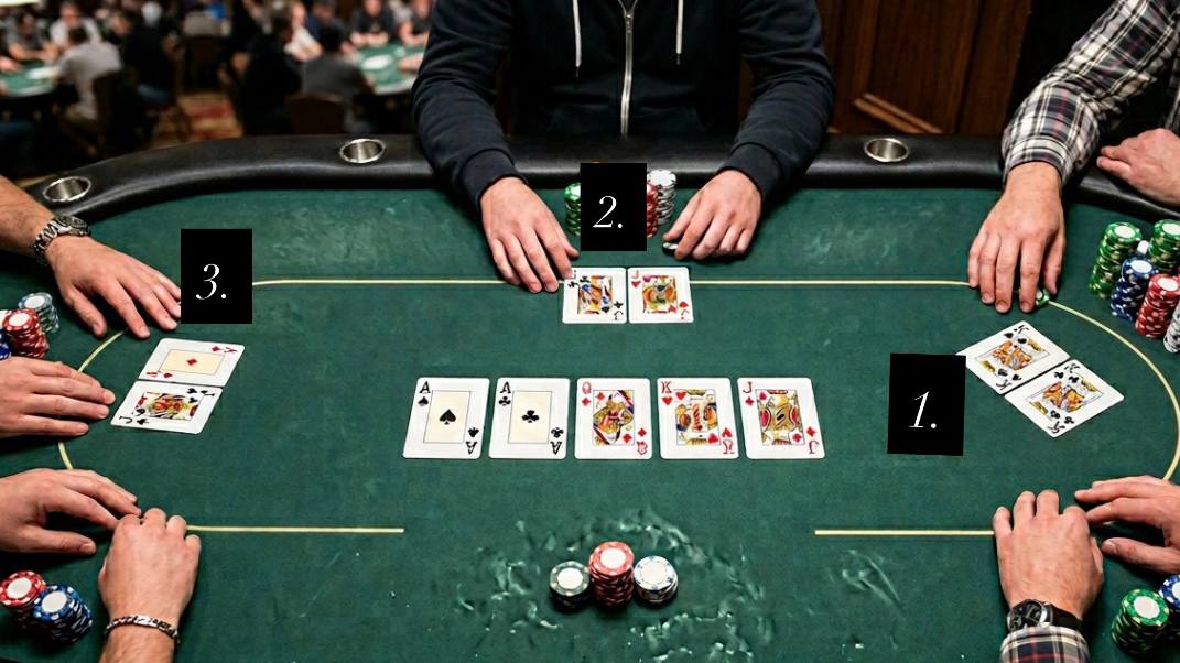 zeno_bet's tweet photo. ๐ Eyes on the table! ๐
Whoโs got the winning hand :1๏ธโฃ, 2๏ธโฃ, or 3๏ธโฃ?
Drop your number & flex your poker skills! ๐ผ๐
#ZenobetPoker #CryptoCasino #GuessTheHand https://t.co/7SNsEO6tI2