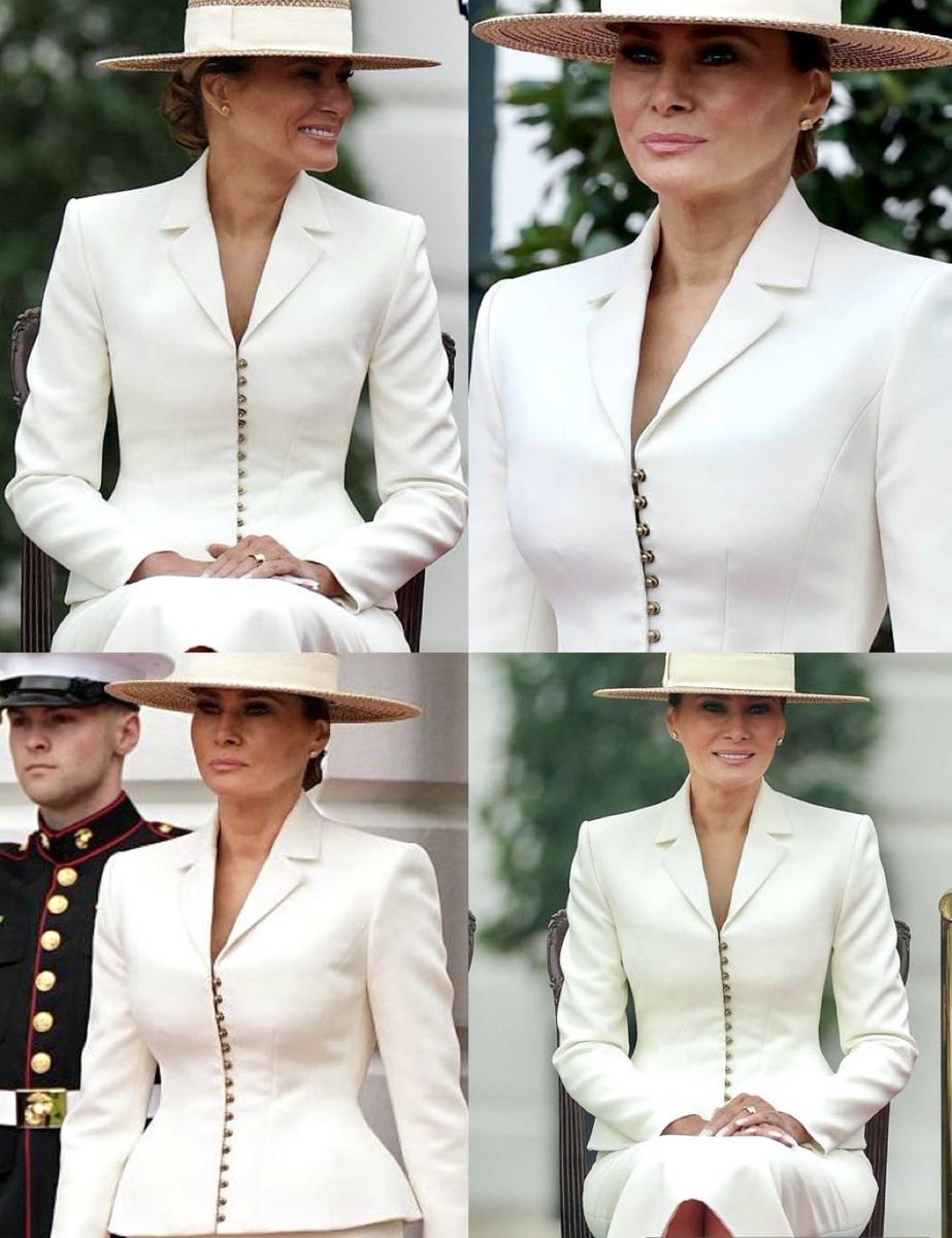 TAftermath2020's tweet photo. Melania drives the left crazy. She is so beautiful and stunning. They hate that she’s so beautiful and graceful. https://t.co/bLDcOROvRU