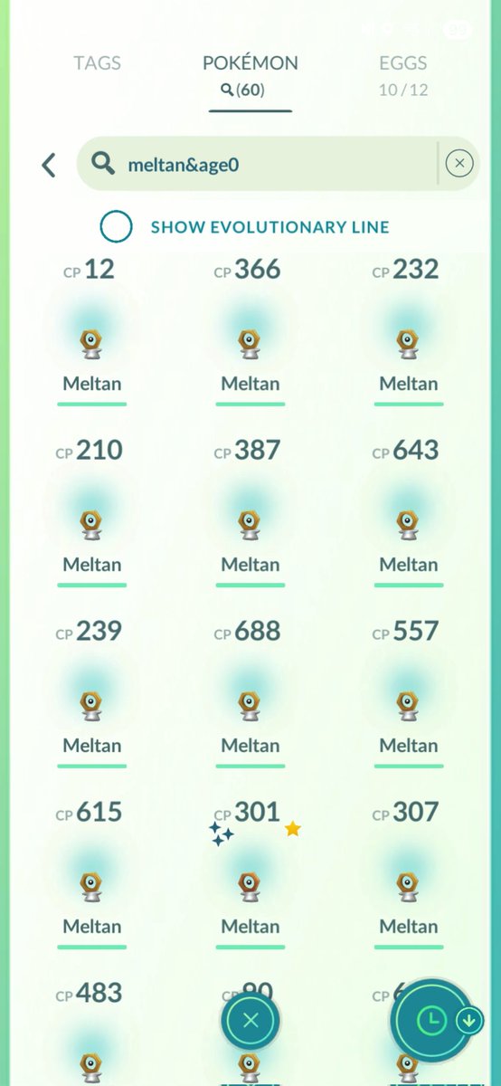 DidXuffi's tweet image. Primer cajita meltan y 1 shiny de 60 capturados.
#PokémonGo
#Shiny