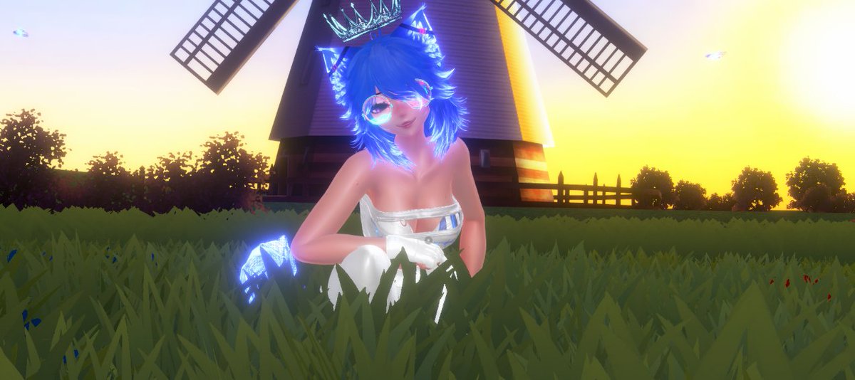 TeblaXD's tweet photo. Otra foto sesión uwu 

#vrchat #vtuber #streamer #fotos #diva #azul https://t.co/RfT3qEWgYR