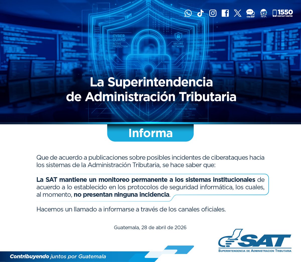 SATGT tweet picture