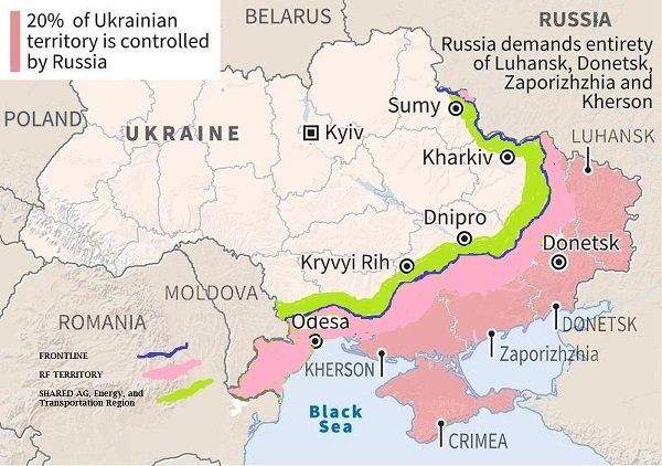 DanielHerber13's tweet photo. The Ukrainian people would be extremely wise to find a new leader to replace Zelenskyy immediately. A Ukrainian that is willing to seek and communicate a realistic compromise with the Russians. The Russians never wanted more land ...but they weren't going to tolerate constant threats from NATO bases pushed up against their border. Zelenskyy needs to go asap! ☹️ Take your pick.