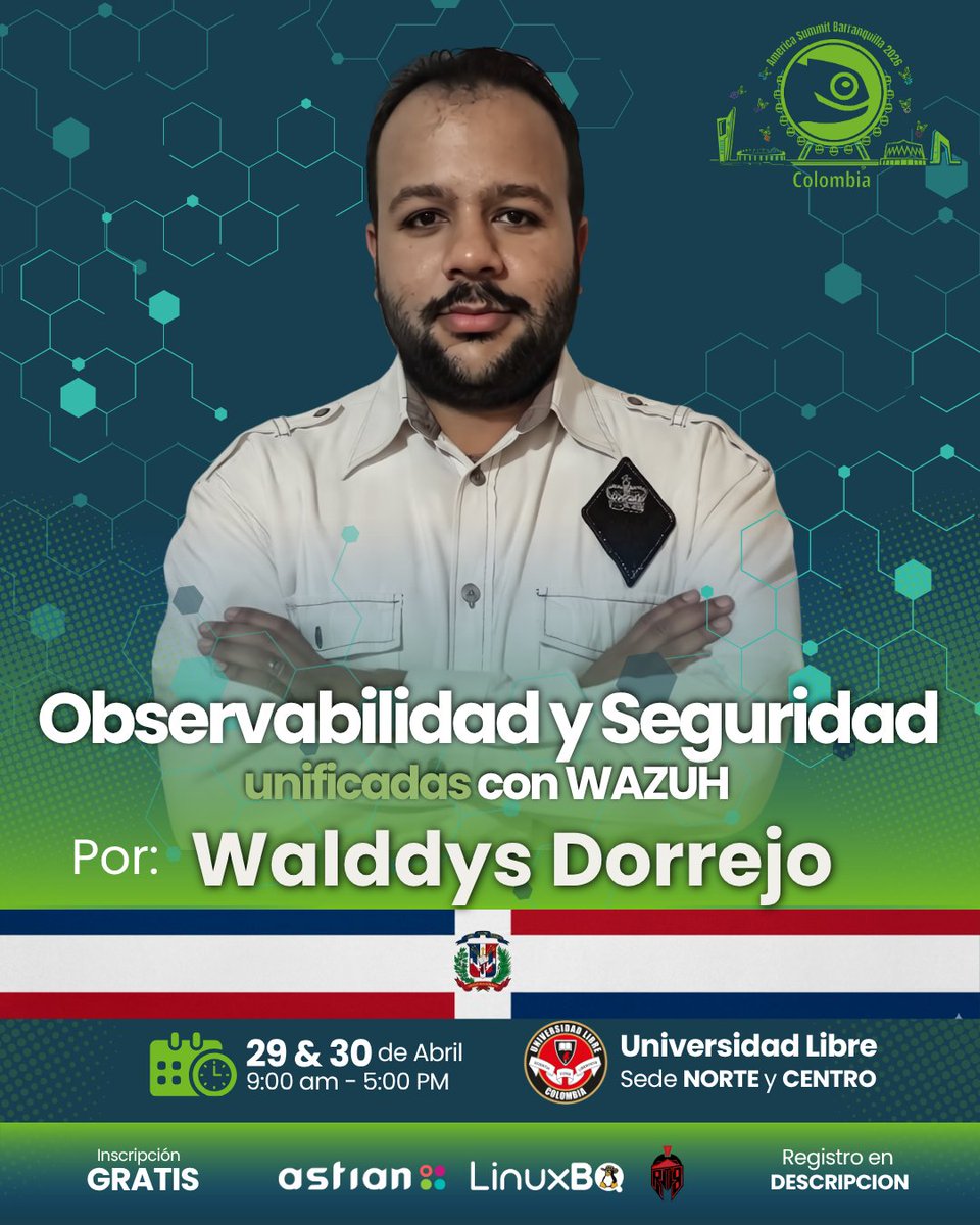 openSUSE's tweet image. Unified #observability and #security. Detect vulnerabilities, monitor systems, and respond to threats. Learn more at the #openSUSE America Summit. 🛡️ #Linux  events.opensuse.org