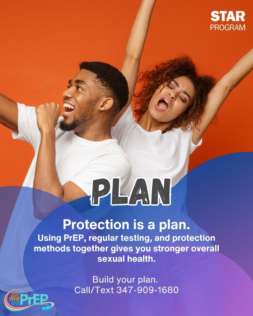 _STARProgram's tweet image. Protection is a plan ✨

PrEP + testing + protection = stronger sexual health.
PrEP helps prevent HIV BEFORE exposure.

📲 347-909-1680
🌐 GetMeOnPrEP.com

#PrEP #HIVPrevention #StayProtected #BrooklynHealth